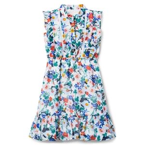 JANIE & JACK FLORAL RUFFLE DRESS